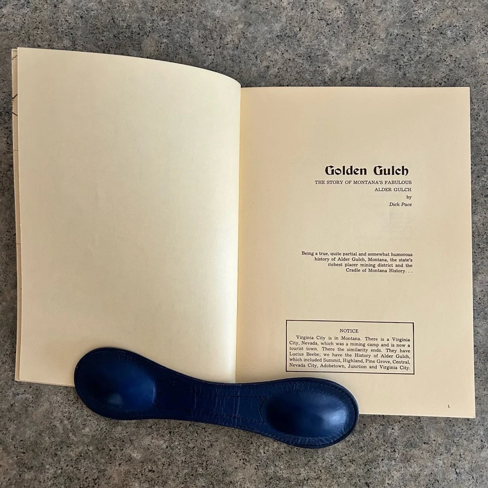 📕 Golden Gulch: Story of Montana’s Alder Gulch [Pace], Western Decor Book